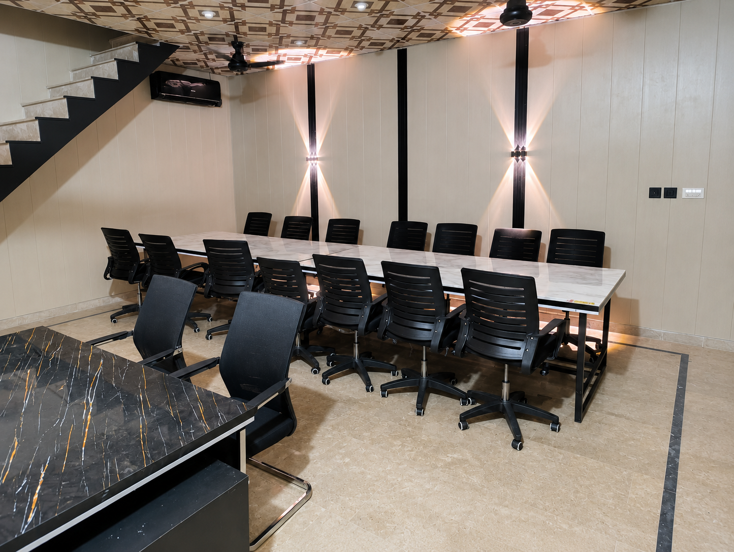 Classroom at the AiroxLab office in Bhakkar